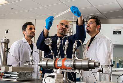 People working on a Geothermal project. Links to Gifts of Life Insurance